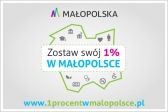 Zostaw 1% w Małopolsce – jeszcze tylko do końca kwietnia można rozliczyć PIT