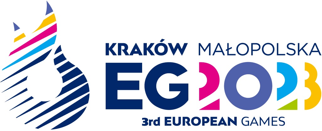 logo III Igrzysk Europejskich Kraków Małopolska 2023