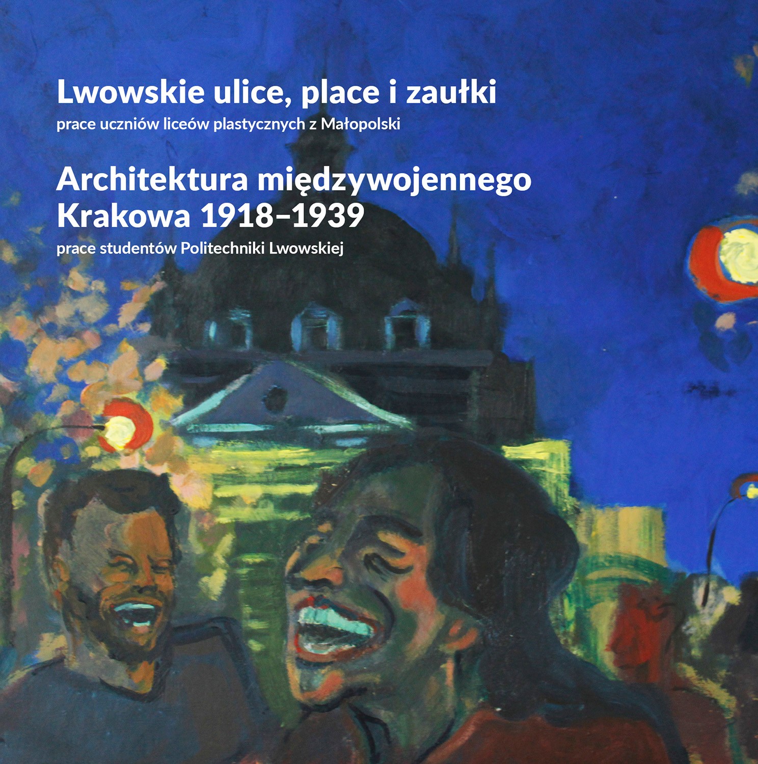 Palakt przedstawiający zaproszenie na wystawę prac polskich i ukraińskich artystów